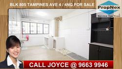 Blk 805 Tampines Avenue 4 (Tampines), HDB 4 Rooms #155005752